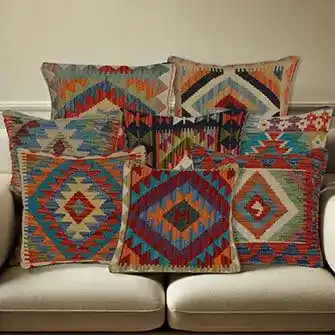 Dekoračné vankúše Kilim