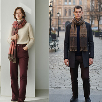 Šatky a šály z Indie