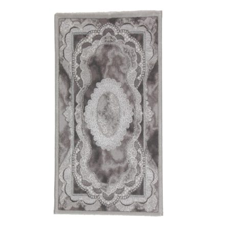 Klasický koberec sivý 60x110x strojovo tkaný koberec orientálny vzor