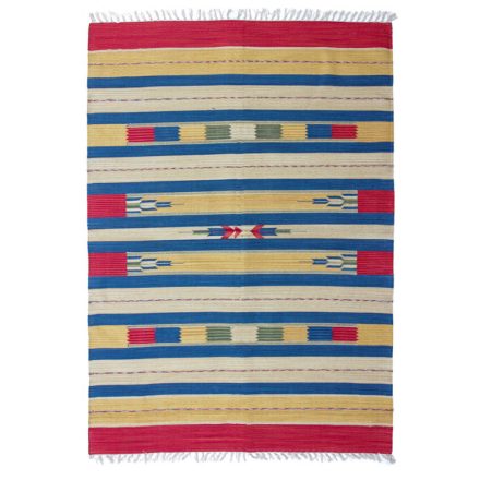 Bavlnené tkaný koberec Kilim Indický 120x180 koberec do obývačky, koberec do spalne