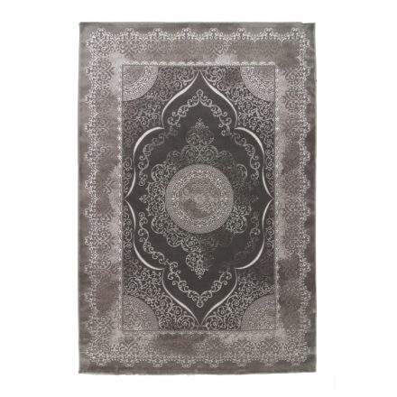 Klasický koberec sivý 200x290 strojovo tkaný koberec orientálny vzor do obývačky