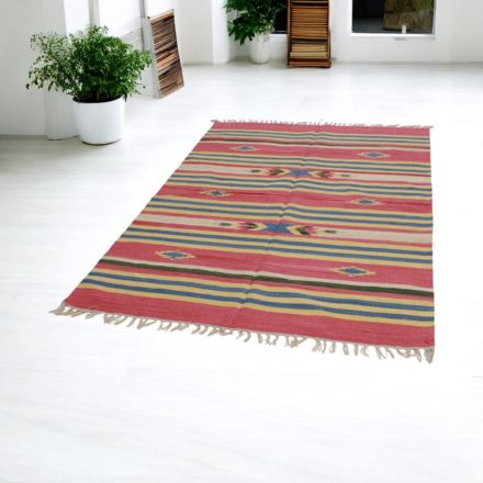 Moderný kilim koberec 140x200 Indický koberec Kilim z bavlny
