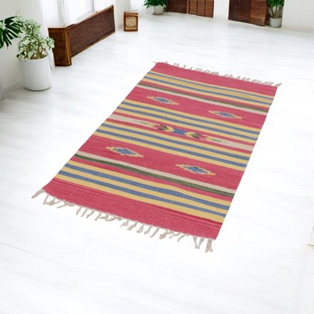 Indický koberec Kilim 70x140 moderný bavlnený koberec kelim