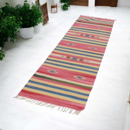 Indický behúň Kilim 60x240 moderný koberec kelim