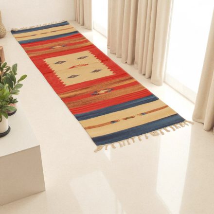 Indický behúň Kilim 60x200 moderný koberec kelim