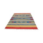Indický koberec Kilim 170x240 moderný bavlnený koberec kelim