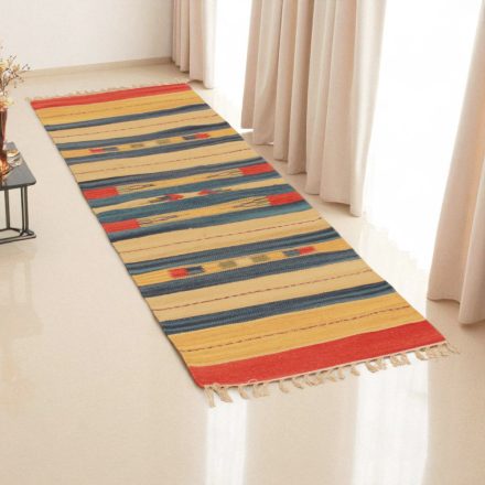 Indický behúň Kilim 60x200 moderný koberec kelim