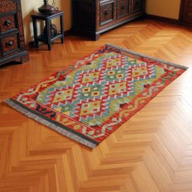 Koberec Kilim Chobi 84x118 ručne tkaný koberec Kilim