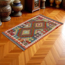   Koberec Kilim Chobi 81x126 ručne tkaný kusový koberec Kilim