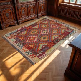   Kilim Koberec Chobi 147x110 ručne tkaný kusový koberec Kilim