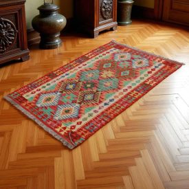 Kilim Koberec Chobi 156x98 ručne tkaný vlnený koberec Kilim