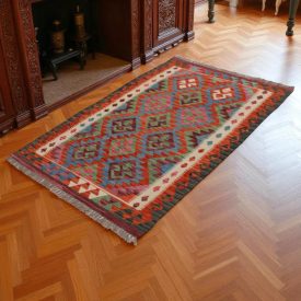   Kilim Koberec Chobi 155x99 ručne tkaný kusový koberec Kilim