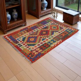   Kilim Koberec Chobi 144x99 ručne tkaný kusový koberec Kilim