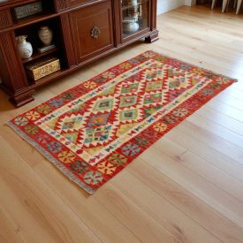   Kilim Koberec Chobi 156x93 ručne tkaný kusový koberec Kilim