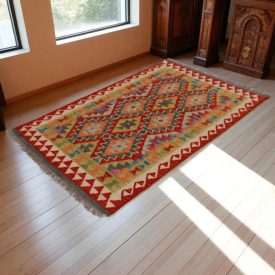 Kilim Koberec Chobi 155x101 ručne tkaný vlnený koberec Kilim