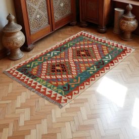   Kilim Koberec Chobi 148x99 ručne tkaný kusový koberec Kilim