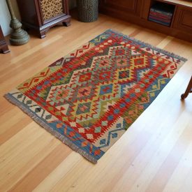   Kilim Koberec Chobi 145x103 ručne tkaný kusový koberec Kilim