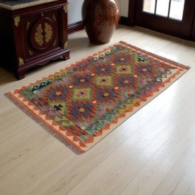 Kilim Koberec Chobi 161x100 ručne tkaný koberec Kilim