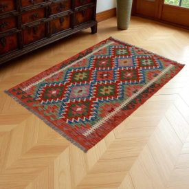 Kilim Koberec Chobi 157x104 ručne tkaný vlnený koberec Kilim