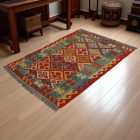 Kilim Koberec Chobi 150x107 ručne tkaný vlnený koberec Kilim