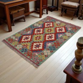 Kilim Koberec Chobi 157x102 ručne tkaný vlnený koberec Kilim