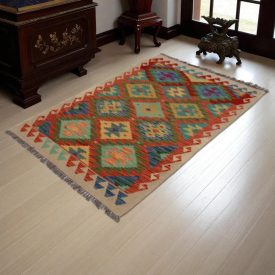 Kilim Koberec Chobi 140x96 ručne tkaný koberec Kilim