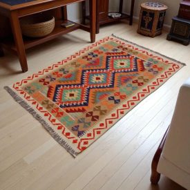   Kilim Koberec Chobi 146x100 ručne tkaný kusový koberec Kilim