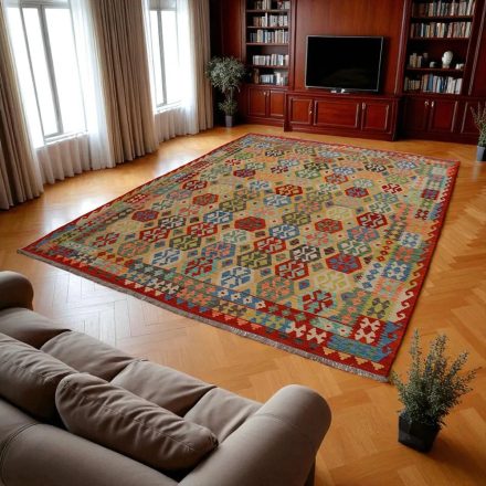 Koberec Kilim Chobi 259x350 ručne tkaný koberec kilim z vlny