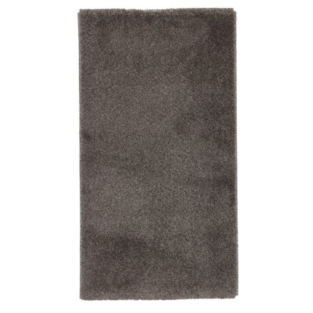 Jednofarebný koberec sivý 60x110 strojovo tkaný koberec