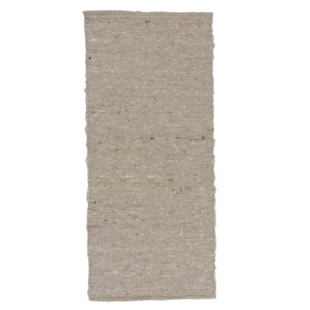 Hrubý vlnený koberec Rustic 60x133 Tkaný kusový moderný koberec