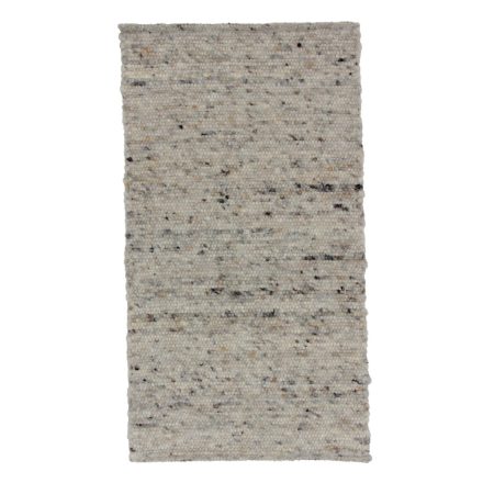Hrubý vlnený koberec Rustic 60x112 Tkaný kusový moderný koberec