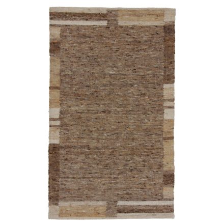 Hrubý vlnený koberec Rustic 90x152 Tkaný kusový moderný koberec