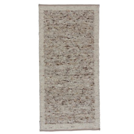 Hrubý vlnený koberec Rustic 71x148 Tkaný kusový moderný koberec