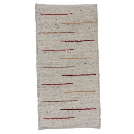 Hrubý vlnený koberec Rustic 71x140 Tkaný kusový moderný koberec
