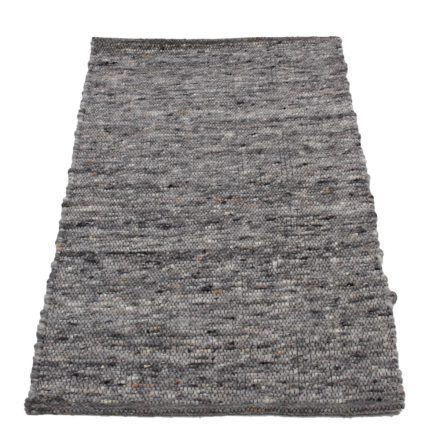 Hrubý vlnený koberec Rustic 71x150 Tkaný kusový moderný koberec