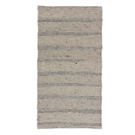 Hrubý vlnený koberec Rustic 71x133 Tkaný kusový moderný koberec