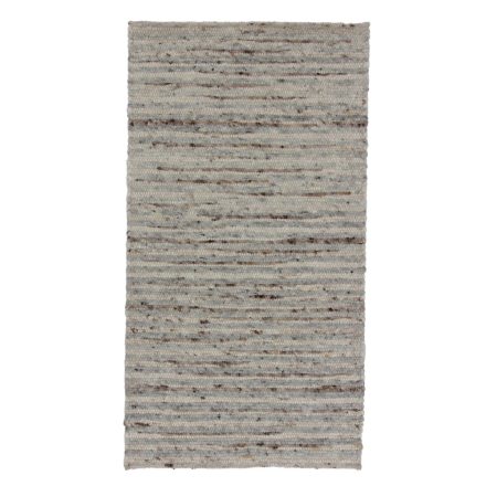 Hrubý vlnený koberec Rustic 70x133 Tkaný kusový moderný koberec