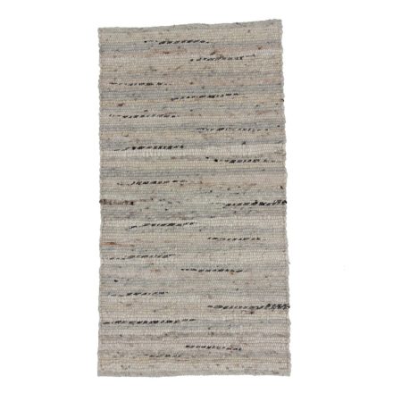 Hrubý koberec z vlny Rustic 68x129 Tkaný vlnený koberec do obývačky alebo spálne