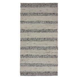 Hrubý vlnený koberec Rustic 71x138 Tkaný kusový moderný koberec
