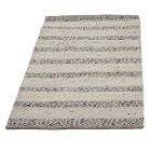 Hrubý vlnený koberec Rustic 71x138 Tkaný kusový moderný koberec