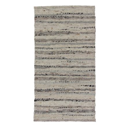 Hrubý vlnený koberec Rustic 62x116 Tkaný kusový moderný koberec
