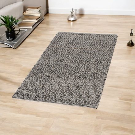Vlnený koberec Rustic 71x133 sivý koberec
