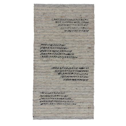 Hrubý vlnený koberec Rustic 70x134 Tkaný kusový moderný koberec