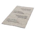 Hrubý vlnený koberec Rustic 70x134 Tkaný kusový moderný koberec