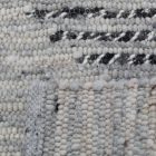 Hrubý vlnený koberec Rustic 70x134 Tkaný kusový moderný koberec