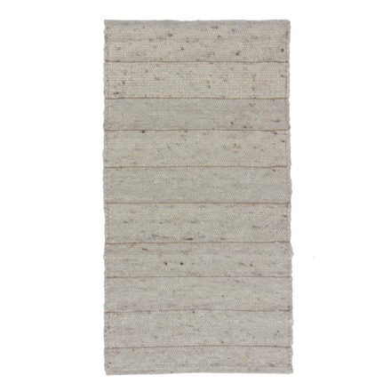 Hrubý vlnený koberec Rustic 70x133 Tkaný kusový moderný koberec