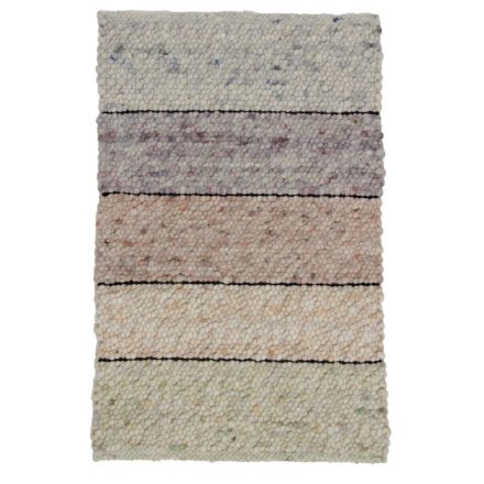 Hrubý koberec z vlny Rustic 60x93 Tkaný vlnený koberec do obývačky alebo spálne