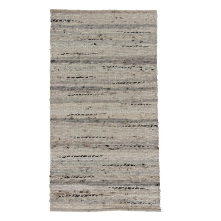 Hrubý koberec z vlny Rustic 68x127 Tkaný vlnený koberec do obývačky alebo spálne