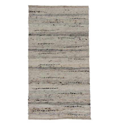 Hrubý koberec z vlny Rustic 68x127 Tkaný vlnený koberec do obývačky alebo spálne