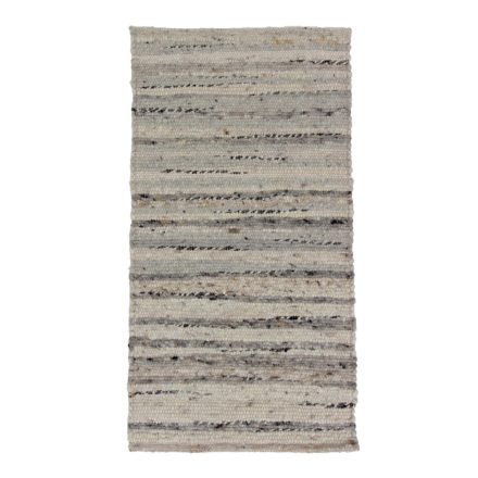 Hrubý koberec z vlny Rustic 61x116 Tkaný vlnený koberec do obývačky alebo spálne